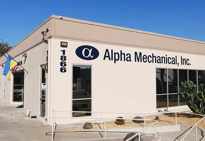 alpha mechanical building contact